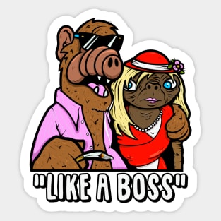 Like a Boss 80’s Aliens Sticker